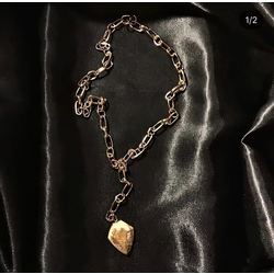 doğal taş zinciri ayarlanabilir gold kolye