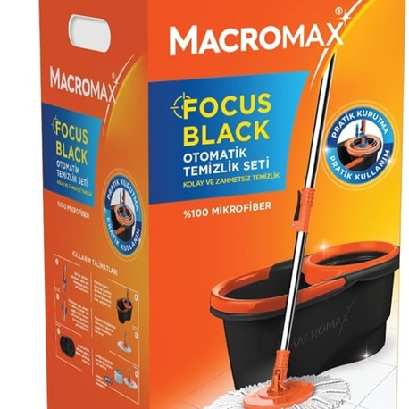 Macromax Focus Black Otomatik Temizlik Seti