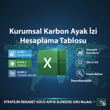 Kurumsal Karbon Ayak İzi Hesaplama Excel Modeli
