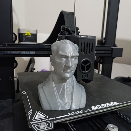 Atatürk büstü 3 boyutlu baskı 