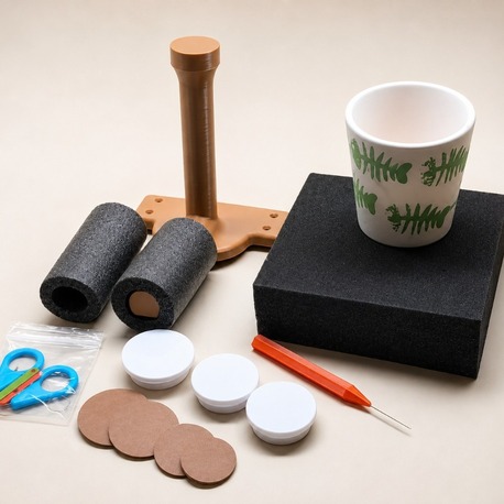 Kupa Mühür-Kulp-Taban silme Set