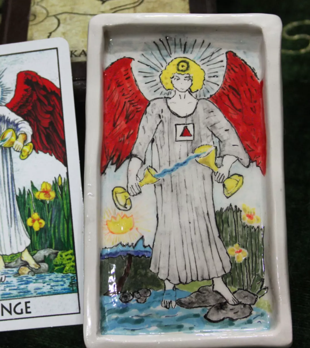 Tarot  - Denge- Desenli Tabak 