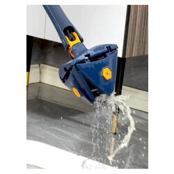 Teleskopik Hazneli Üçgen Mikrofiber Mop paspas