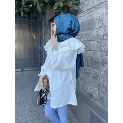 Fırfır yaka gömlek
