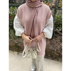 Poplin Kollu Tüvit Tunik