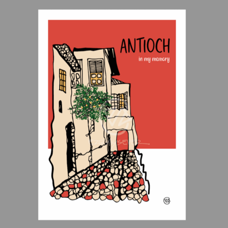 Antioch in my Memory 'Old Street' Poster 35x50 cm