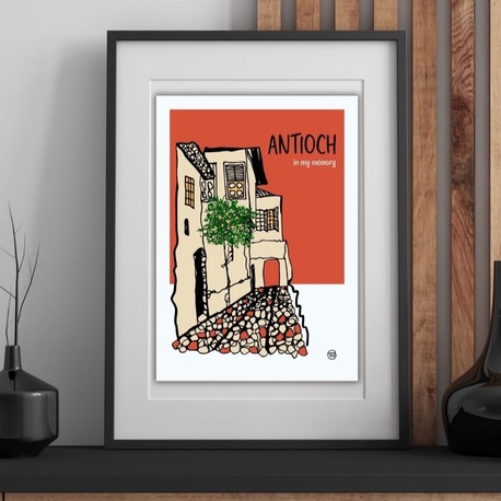 Antioch in my Memory 'Old Street' Poster 35x50 cm