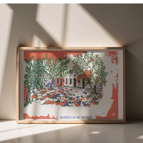 Antioch in my Memory 'Avlu' Poster 35x50 cm (Çerçevesiz)