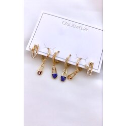 6’lı Özel seri set küpe