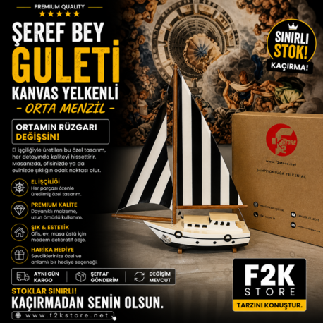 Şeref Bey Guleti Kanvas Yelkenli - Orta Menzil