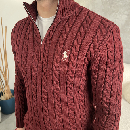 Polo Ralph Lauren Yarım Fermuarlı Kazak