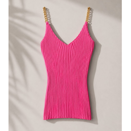 Pink Mirage Chain Top