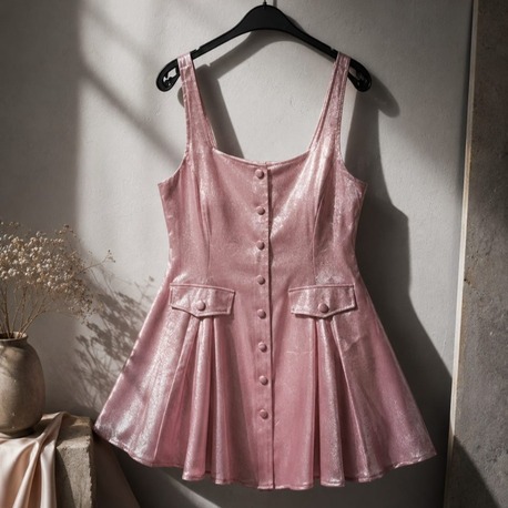 ROSE GLOW MINI DRESS