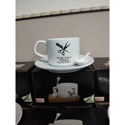  özel Baskılı porselen çay nescafe takımı 6lı 
