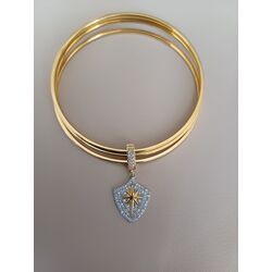 ÇELİK GOLD CHARMLI AJDA BİLEZİK 