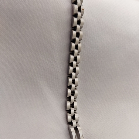 ÇELİK SİLVER İNCE ROLEX MODEL BİLEKLİK 