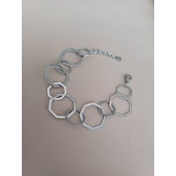 ÇELİK SILVER SEKİZGEN BİLEKLİK