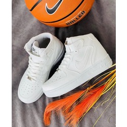 Nike AirForce-1 Bilekli Beyaz Ayakkabı