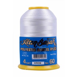 ALTINBAŞAK 100 GR. NO:60 POLYESTER DANTEL İPİ