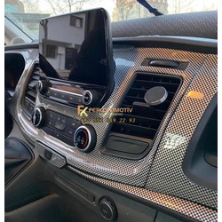 Ford Transit 2020 Full Set Gri karbon Torpido Maun Kaplama(Gri Karbon)