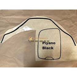Clio 4 Teyp Çerçevesi Maun Kaplama Pianoblack(Parlak Siyah)