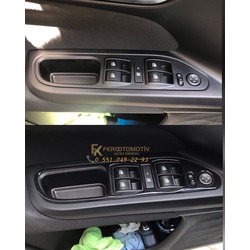 Fiat Egea 29 Parça Full Set Parlak Siyah Torpido Maun Kaplama (Piano Black)