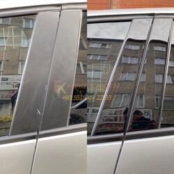 Clio 4 Kapı Direk Maun Kaplama, Dış Cam Çıta Kaplama, Pianoblack(parlaksiyah)