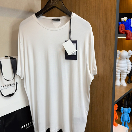 Prada Cashmere T-shirt ( İthal - Ütü İstemez - NFC Aktif ! ) - Beyaz