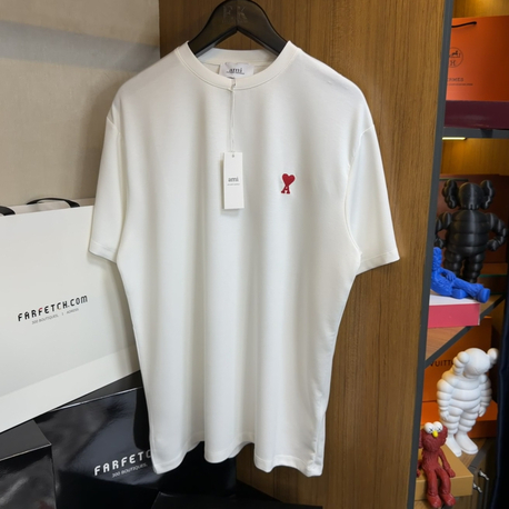 Ami Paris Logo T-shirt ( İthal-Ütü İstemez-NFC Aktif) 