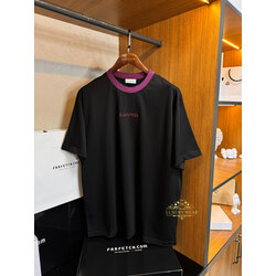 Lanvin logo Embroidered T-shirt (black)