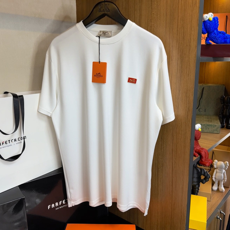 Hermes Metal Logo T-shirt ( İthal-Ütü İstemez-NFC Aktif)