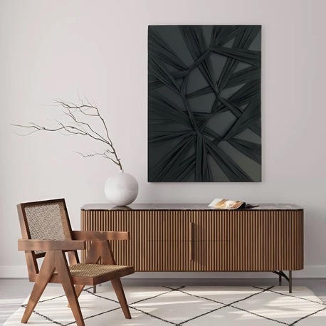 Black Smoke (50x70 cm)