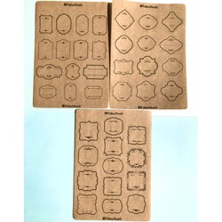vintage stiker( 3’lü)