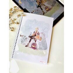Doğa kızı note book spiralli defter