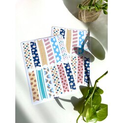 renkli washi tape bant sticker
