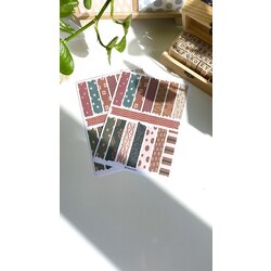 vintage washi tape bant sticker