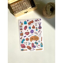self care mat stickerleri no:2