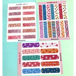washi, bant sticker seti