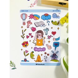 Kawai sticker parlak sticker