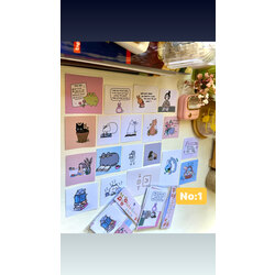 19 adet Sticker seti no:1