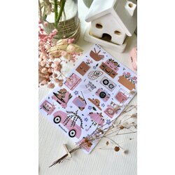 Vintage mat sticker no :8