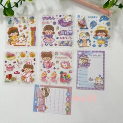 Şeffaf tatlı stickerler