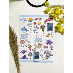 Kawai parlak sticker
