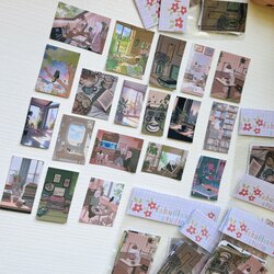 19 adet mat sticker