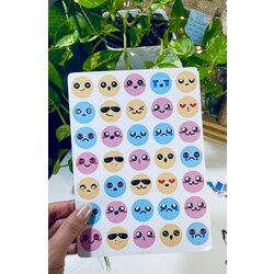 Emoji yuvarlak parlak 