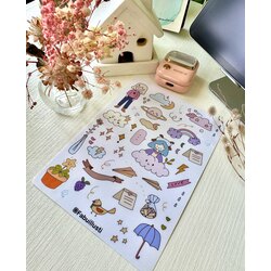 Şeffaf kawai sticker