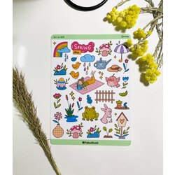 Bahar Kawai parlak sticker