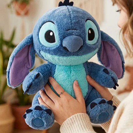 Uyku Arkadaşı Mavi Yumuşak Stitch Peluş Oyuncak Birinci Kalite