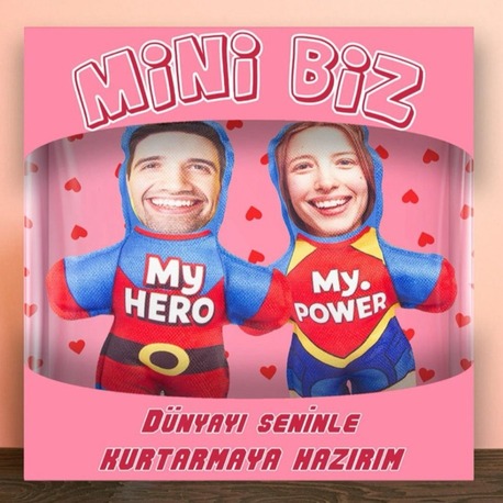 Mini Biz -  Kahramanım Kişiye Özel Peluş Oyuncaklar
