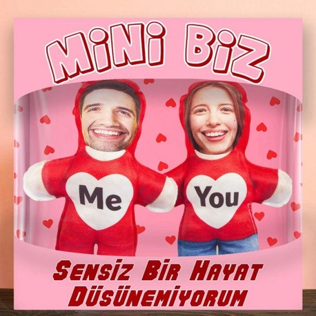 Mini Biz - Sen ve Ben Kişiye Özel Peluş Oyuncaklar